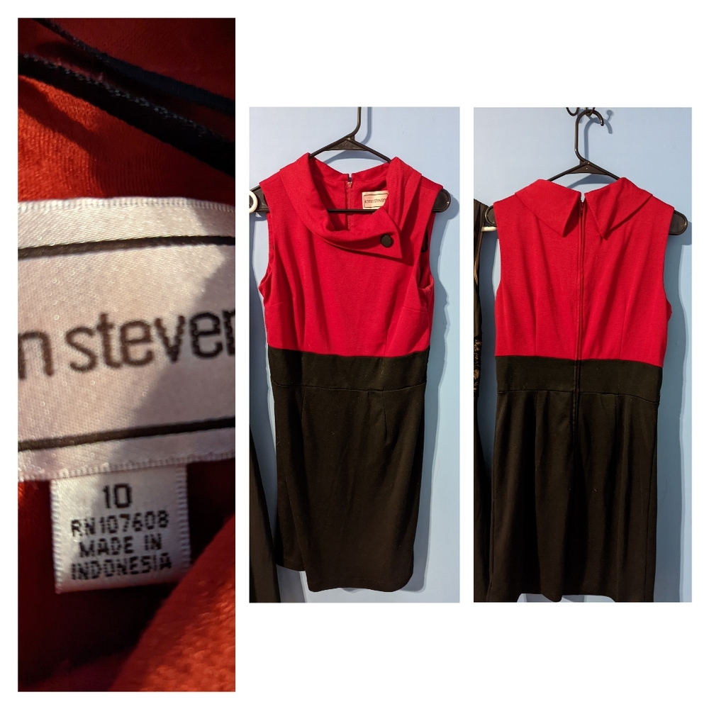 Black and Red Dress Sz 10